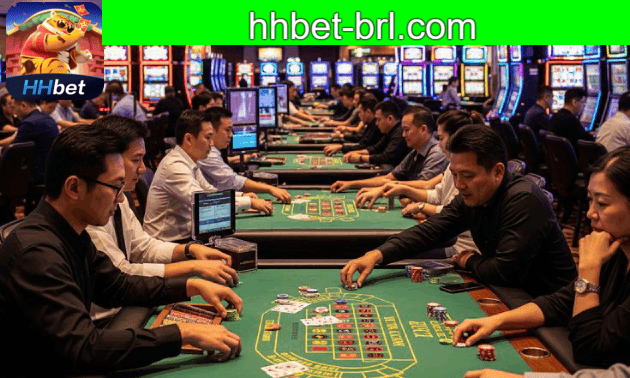Painel de transmissão ao vivo hhbet com chat da comunidade e indicador de espectadores